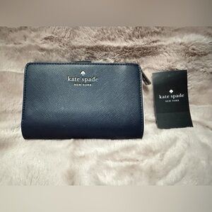 Kate Spade New York Schuyler  Navy Medium Bifold Wallet